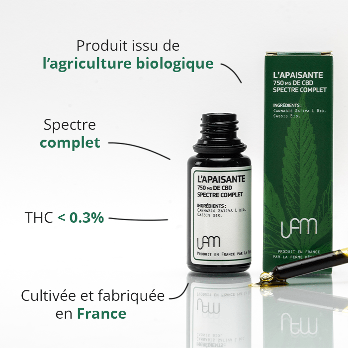 Huile CBD | L'Apaisante