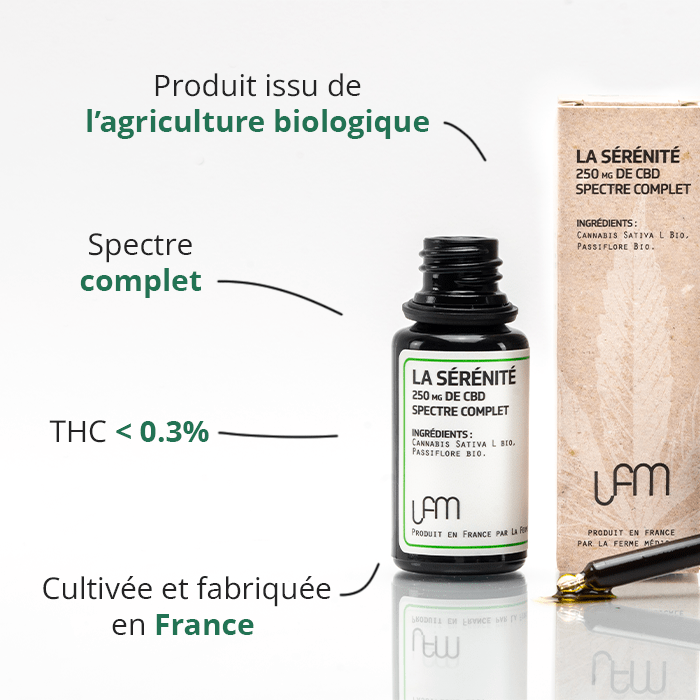 Huile CBD | La Sérénité