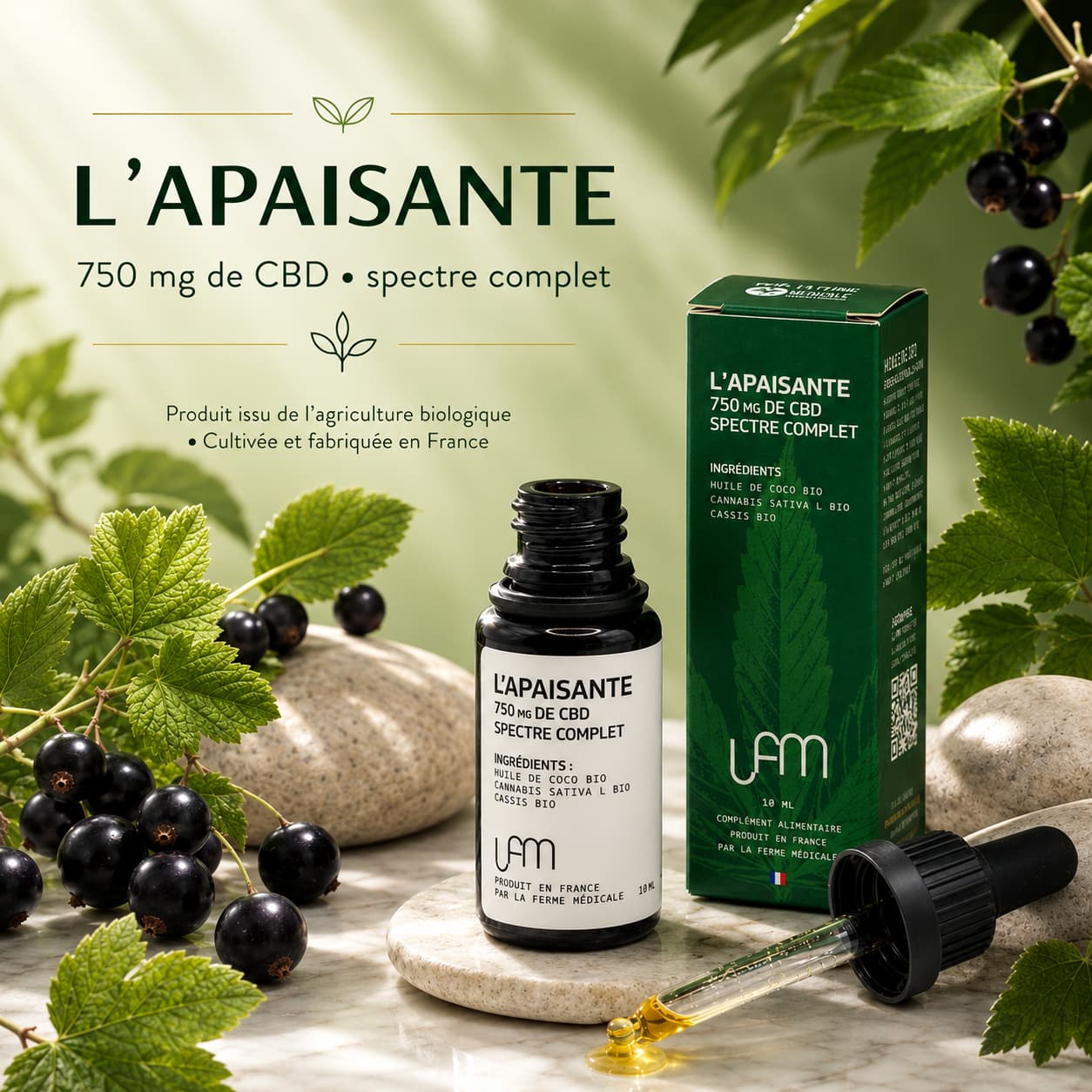 Huile CBD | L'Apaisante
