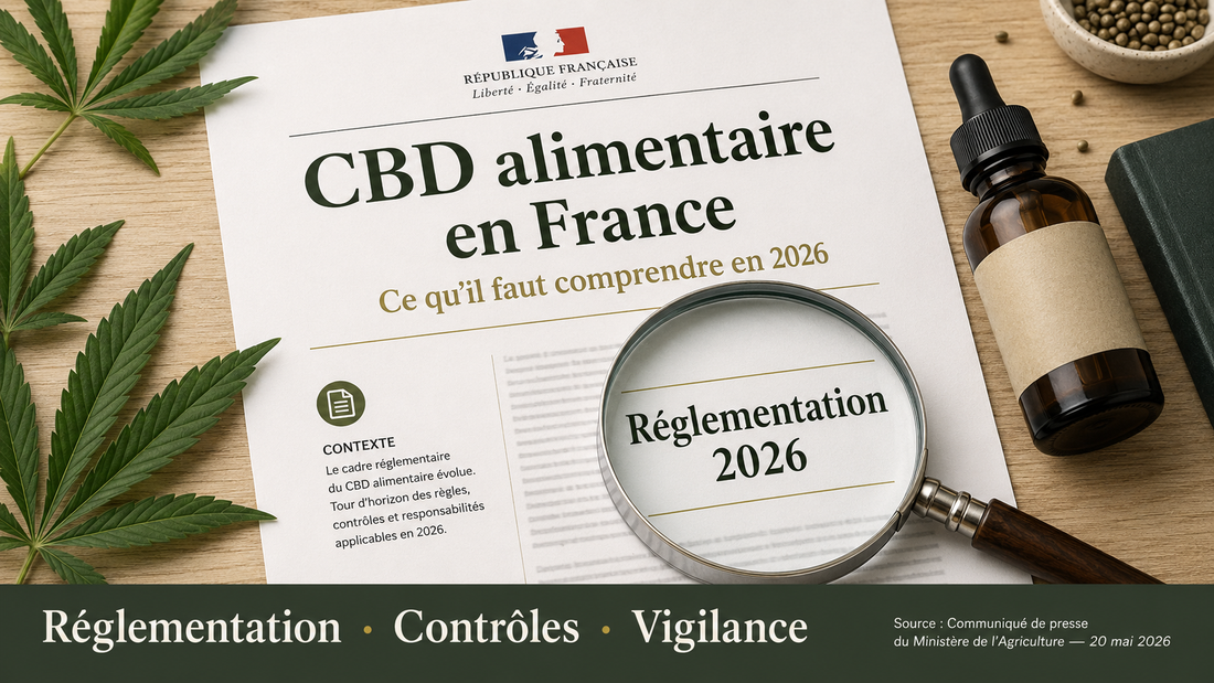 2026 : CBD alimentaire en France : réglementation, contrôles et conseils pour bien choisir
