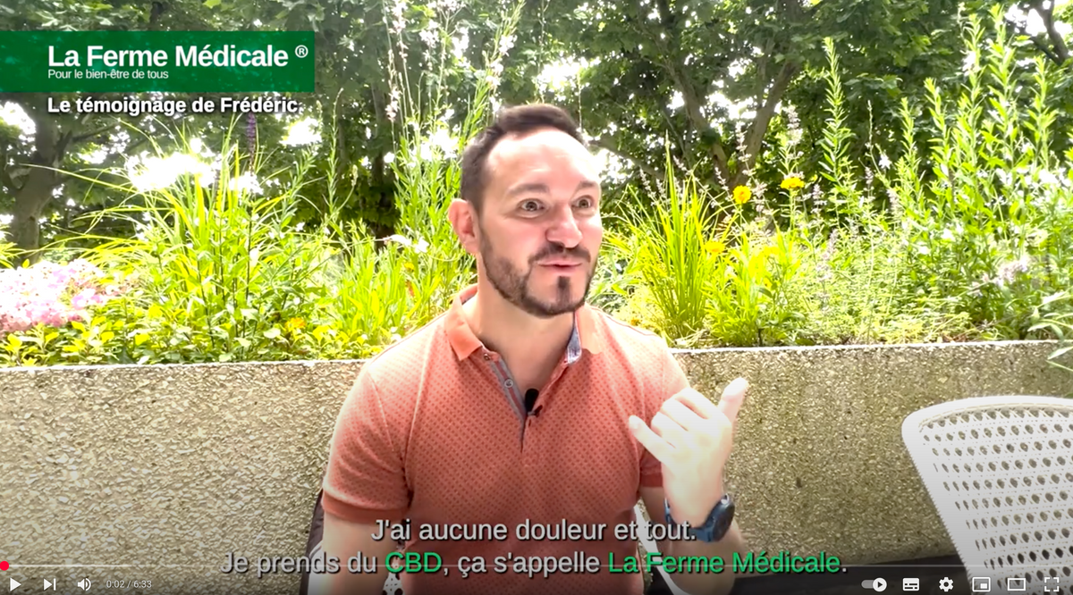 🎥 Témoignage : Frédéric, son parcours post-opératoire et l’huile de CBD ‘L’Apaisante’