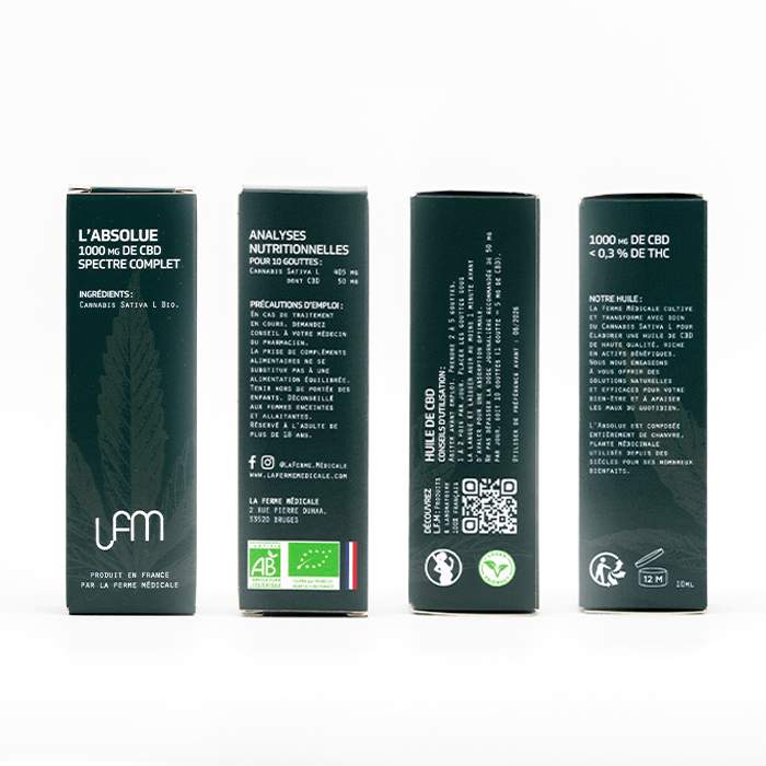 Huile CBD | L'Absolue