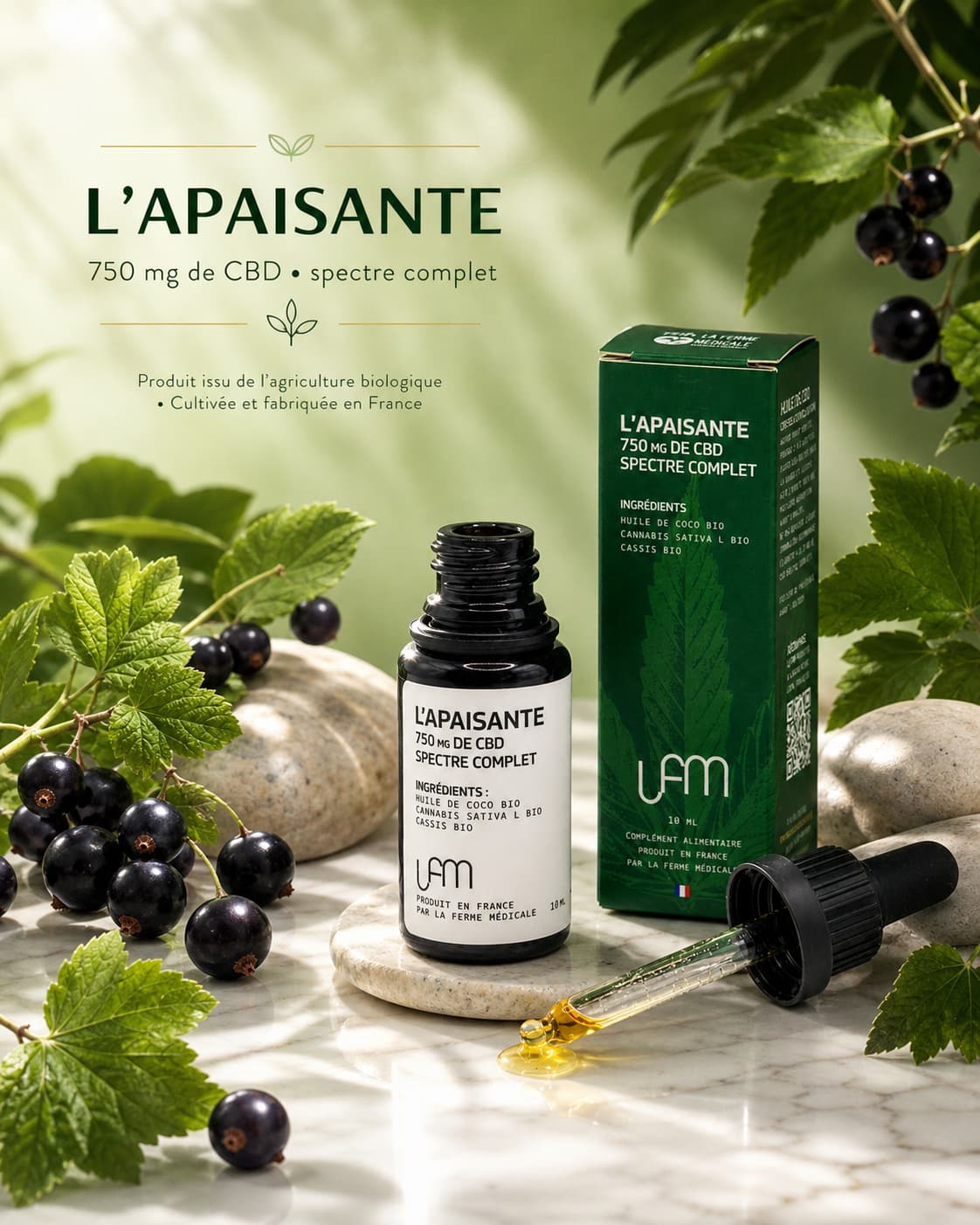 Huile CBD | L'Apaisante