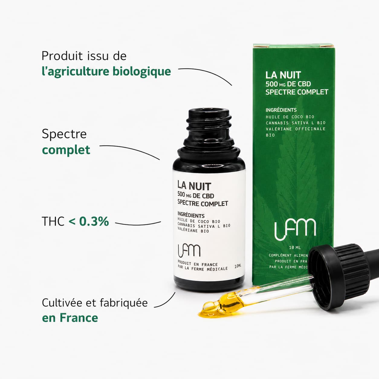 Huile CBD | La Nuit La Ferme Mdicale Huile CBD | La Nuit La Ferme Mdicale