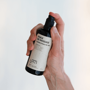 Huile de Massage Chanvre CBD Spectre Complet